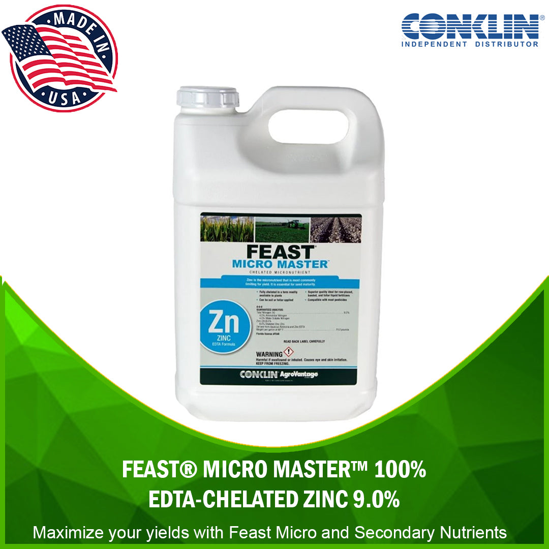 Feast® Micro Master™ 100% EDTA-Chelated Zinc 9.0% [variant_title] MICRO & SECONDARY NUTRIENTS