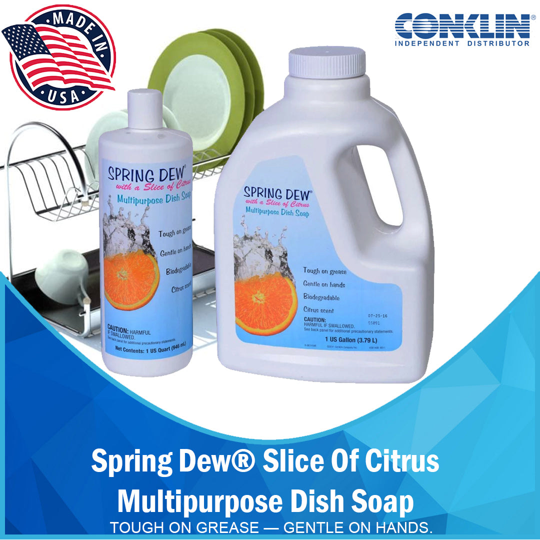 Spring Dew® Slice Of Citrus Multipurpose Dish Soap [variant_title] CLASSIC CLEANERS