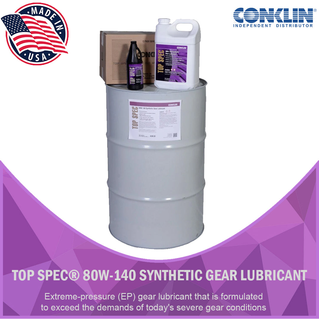 80w140 gear oil Top Spec® 80w-140 Synthetic Gear Lubricant