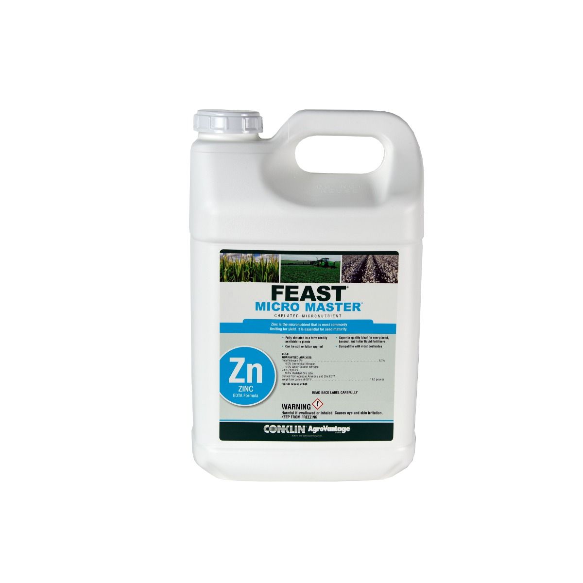 Feast® Micro Master™ 100% EDTA-Chelated Zinc 9.0% Single 2½ gallon MICRO & SECONDARY NUTRIENTS